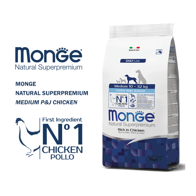 MONGE MEDIUM P&J 3KG