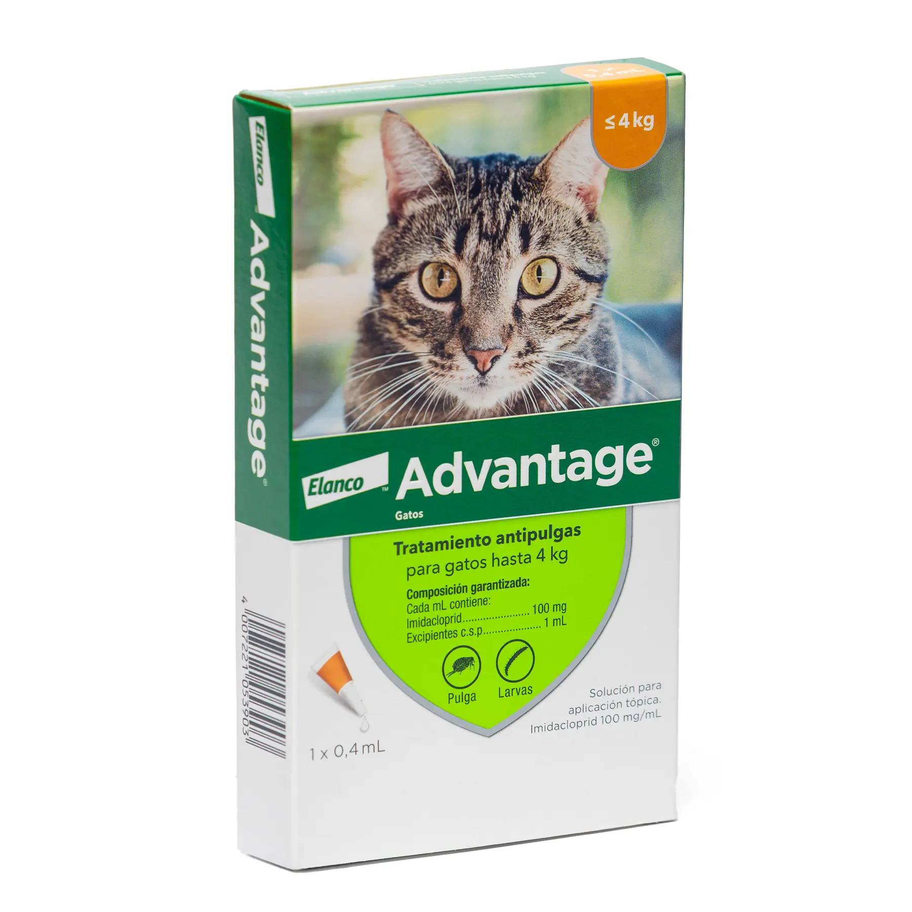ADVANTAGE GATOS 1x0.4 ml.