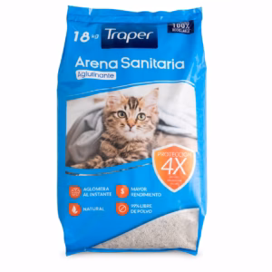 Arena Sanitaria Aglutinante Traper 18 kg