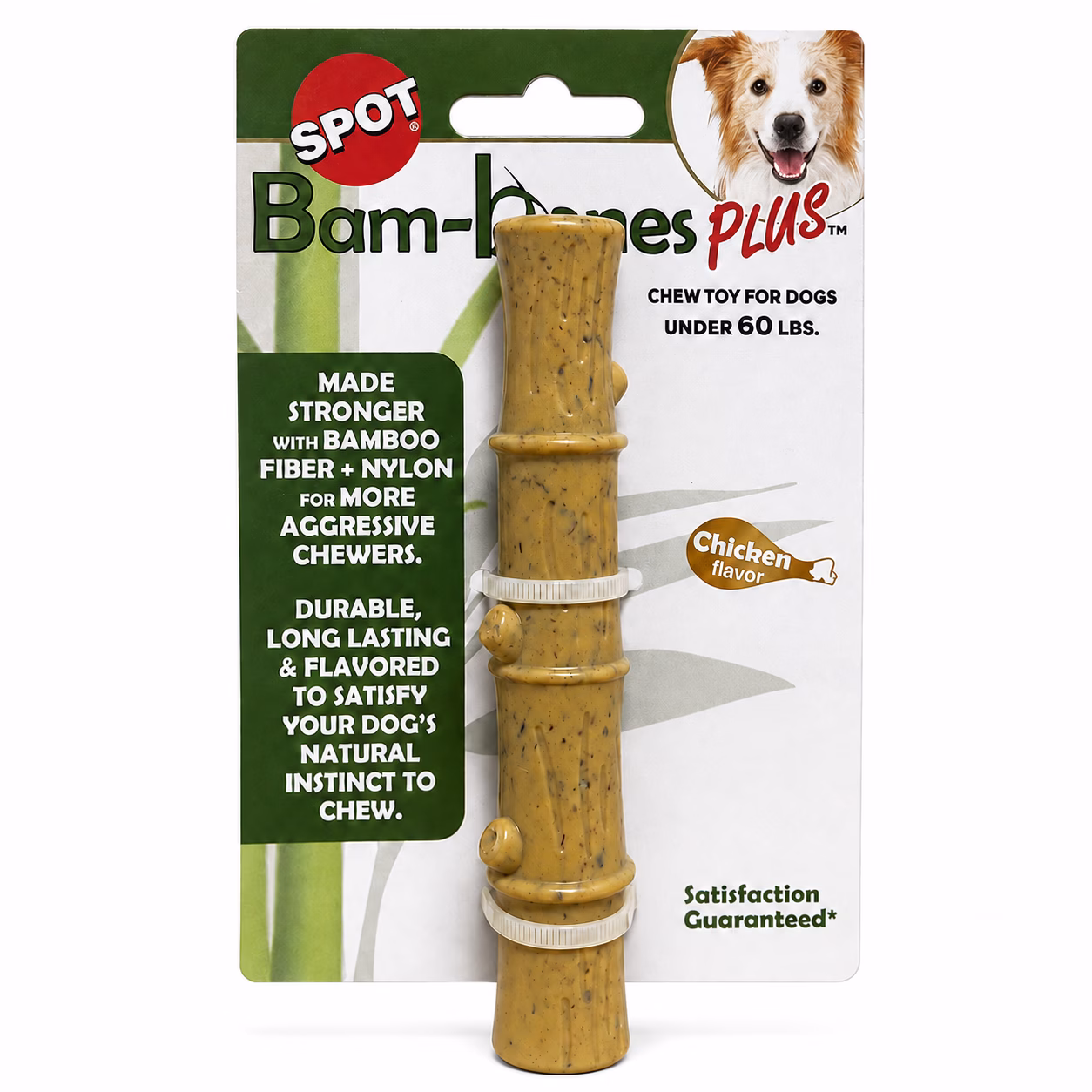 Juguete Spot Bam-Bones Tronco Sabor Pollo para Perro