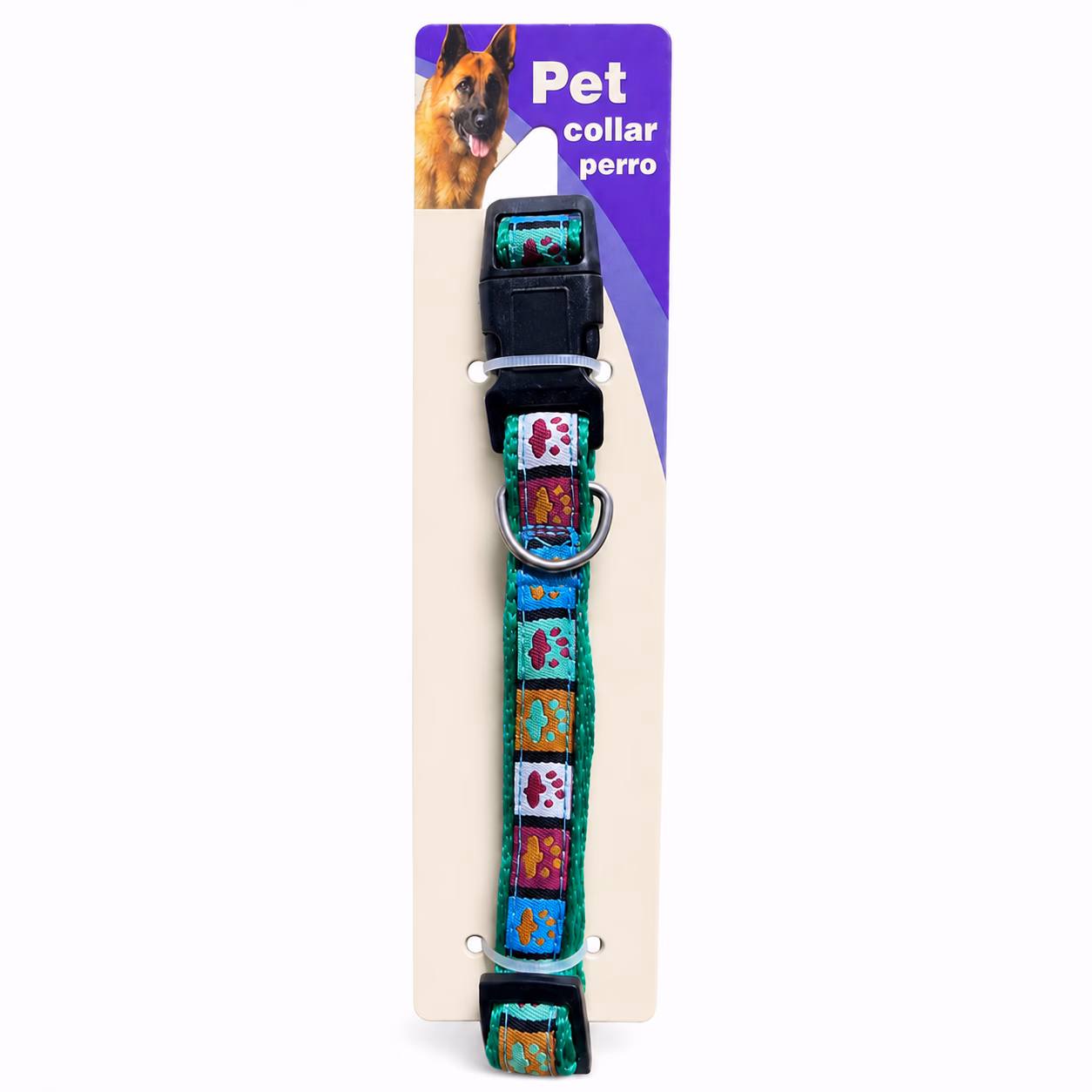 Collar Huellas para Perro y Gato Talla S