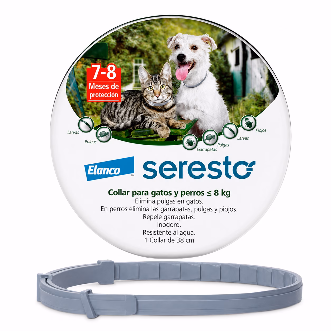 COLLAR SERESTO GATO-PERRO HASTA 8 KG
