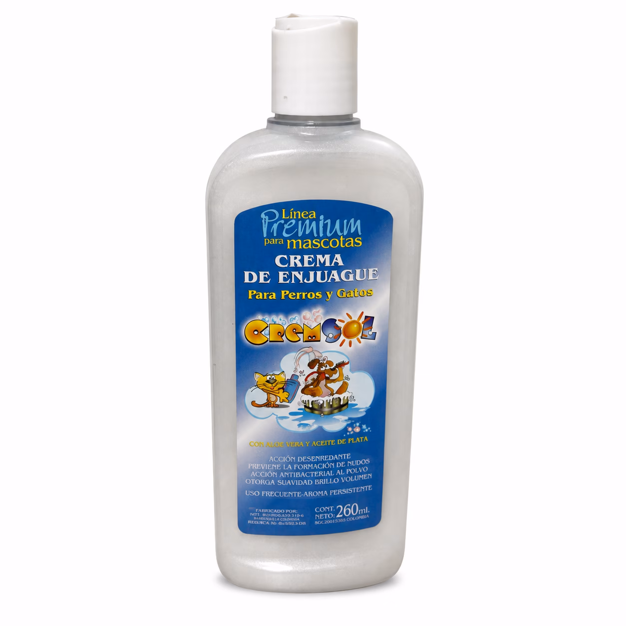 Acondicionador Cremsol para Perro y Gato 260 ml