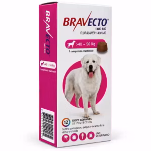 Bravecto Antiparasitario para Perro 1 Comprimido 40–56 kg