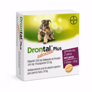 Drontal Plus hasta 10 kg 2 Comprimidos