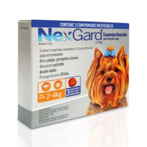 NEXGARD 2-4KG X 3 COMPR.