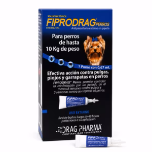 Pipeta Fiprodrag hasta para Perro 10 kg
