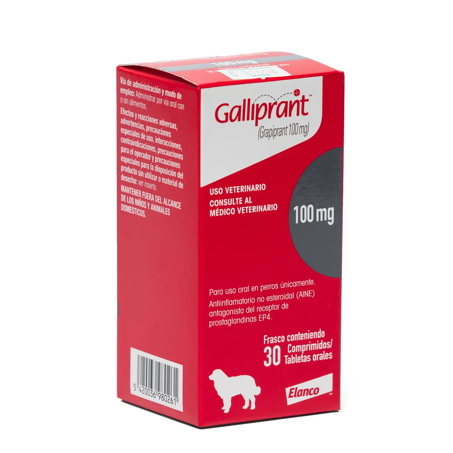 GALLIPRANT 100MG. 30 COMP