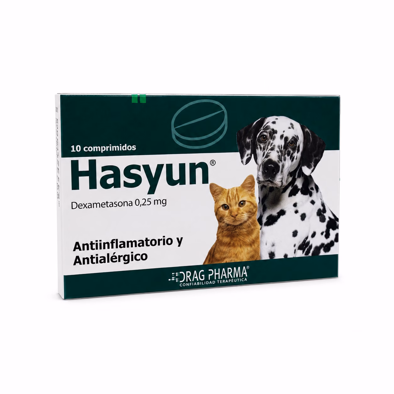 Antiinflamatorio Hasyun para Perro y Gato 10 Comprimidos