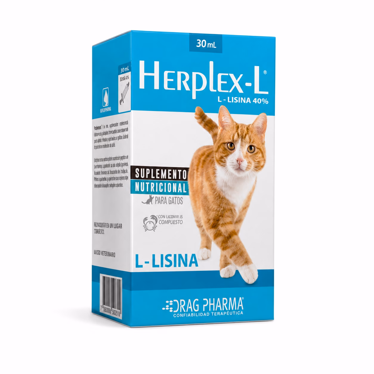 Suplemento Herplex-L para Gato 30 ml