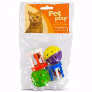 Set Juguetes Pet Play Gato x4