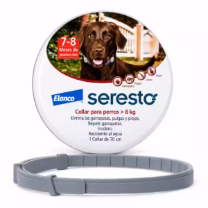 Collar Antiparasitario Seresto para Perro sobre 8 kg 70 cm