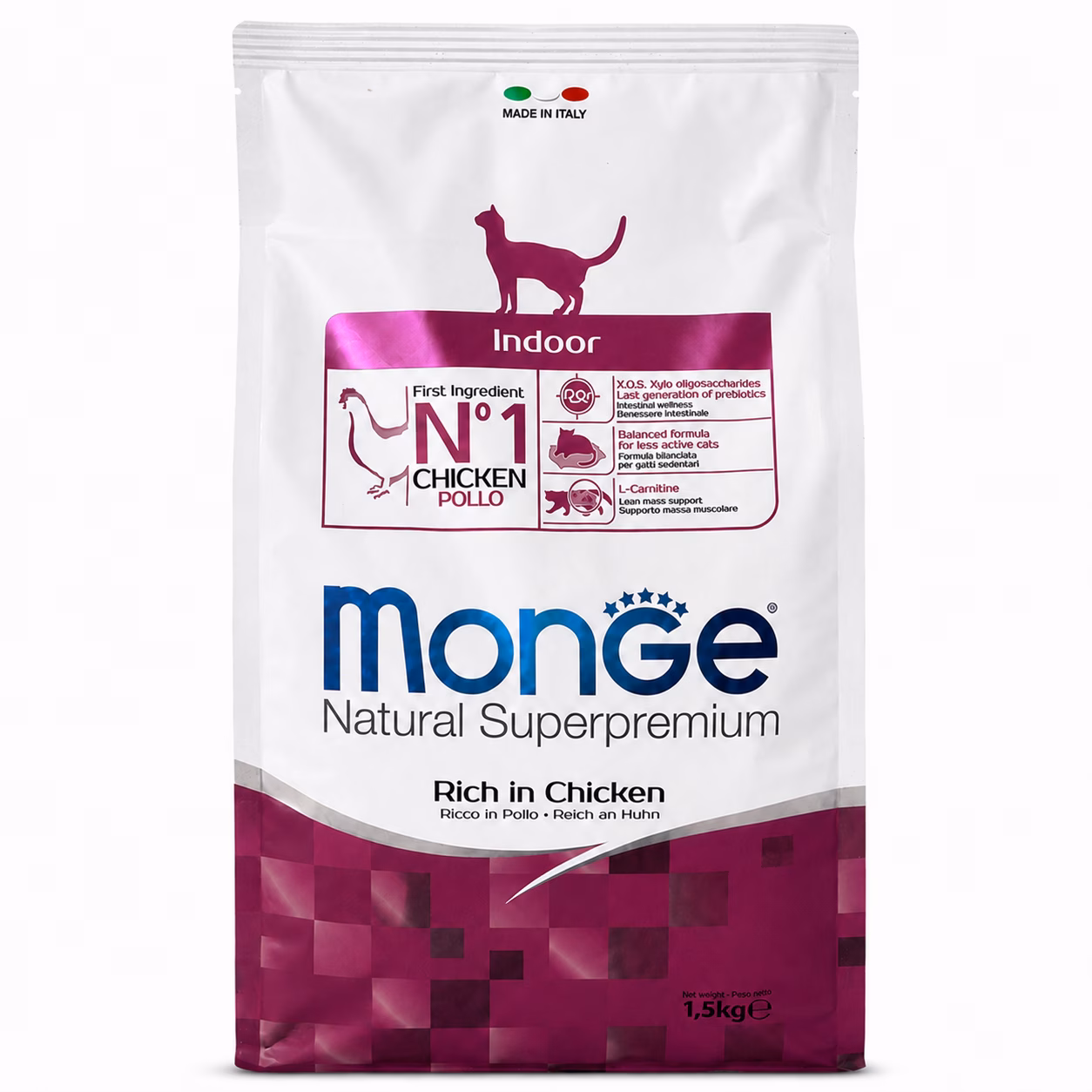 MONGE INDOOR GATO 1.5KG