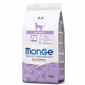 Alimento Monge Sterilised para Gato 10 kg