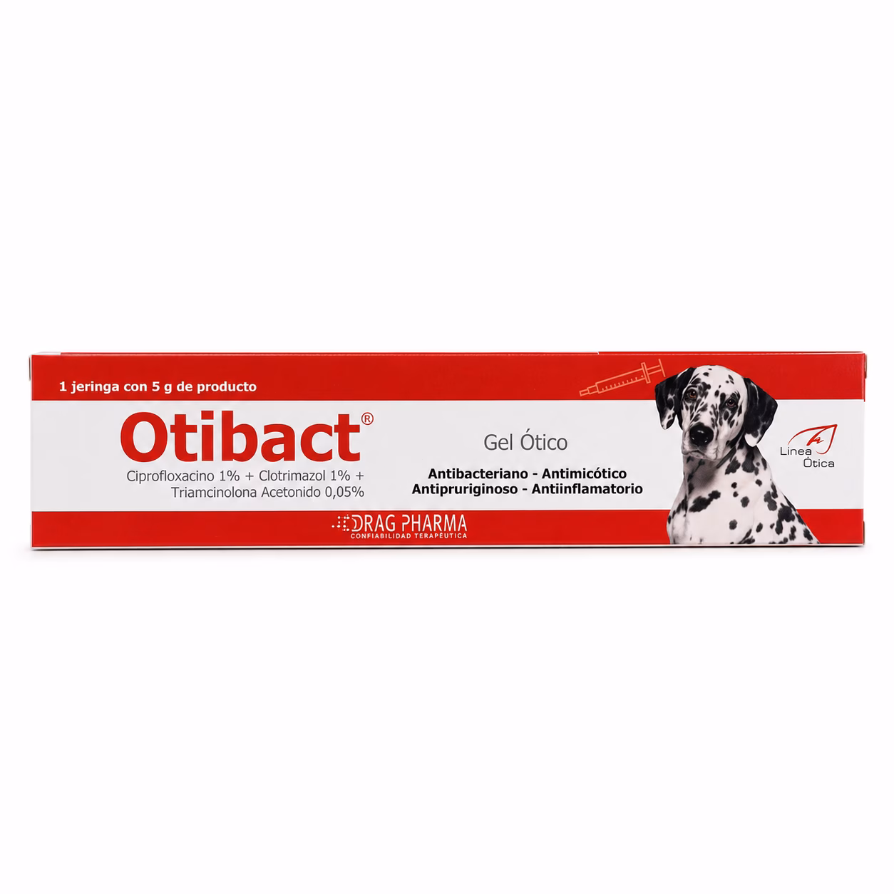 Solución Ótica Otibact Gel Ótico 5 g