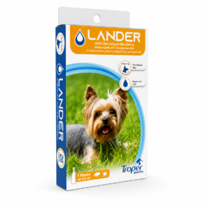 PIPETA ANTIPULGAS LANDER HASTA 4KG