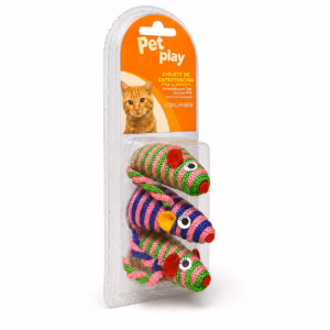 Set de 3 Ratones para Gato