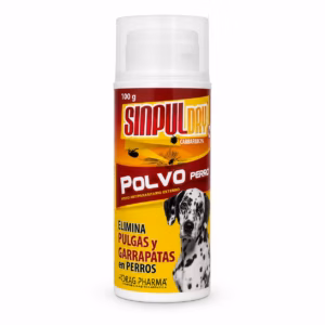 Antiparasitario Sinpul Dry Polvo para Perro 100 g
