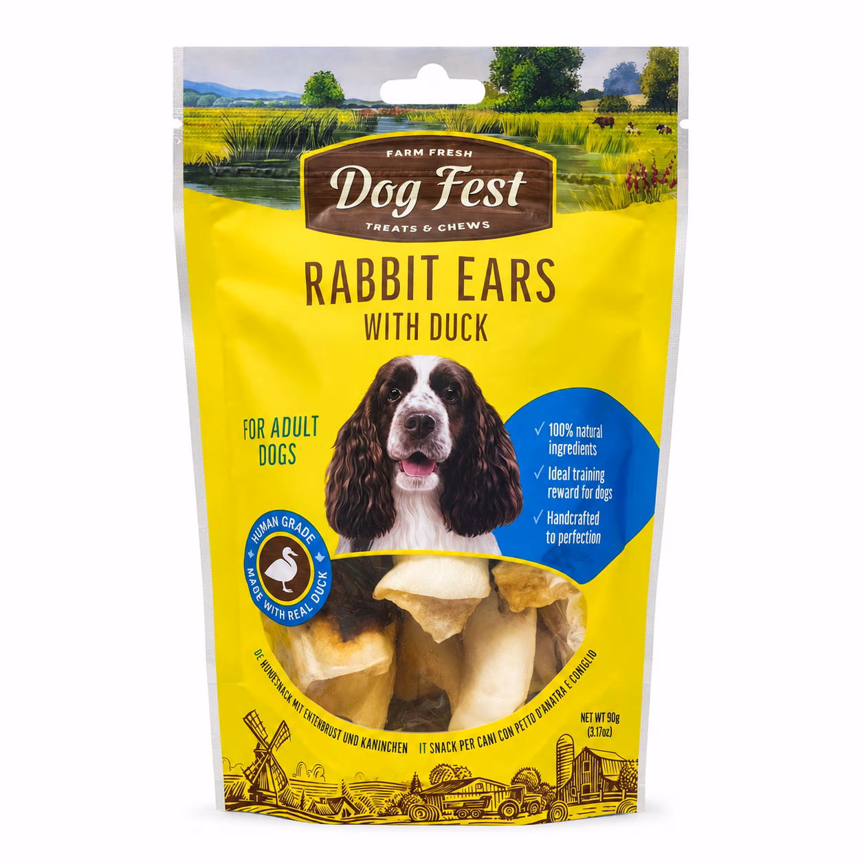 Snack Dogfest Orejas de Conejo para Perro