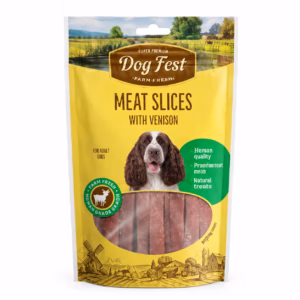 Snack Dogfest Rebanadas de Venado para Perro 90 g
