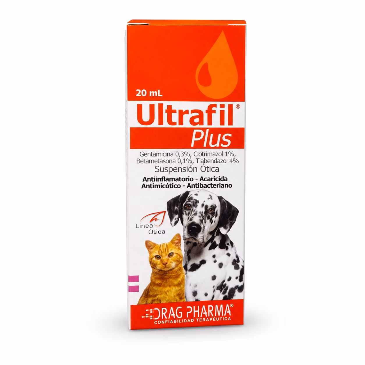 Solución Ótica para Perro y Gato 20 ml