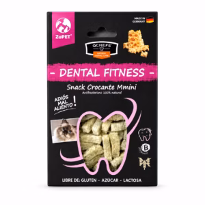 Snack Qchefs Dental Crocante Mini para Gato