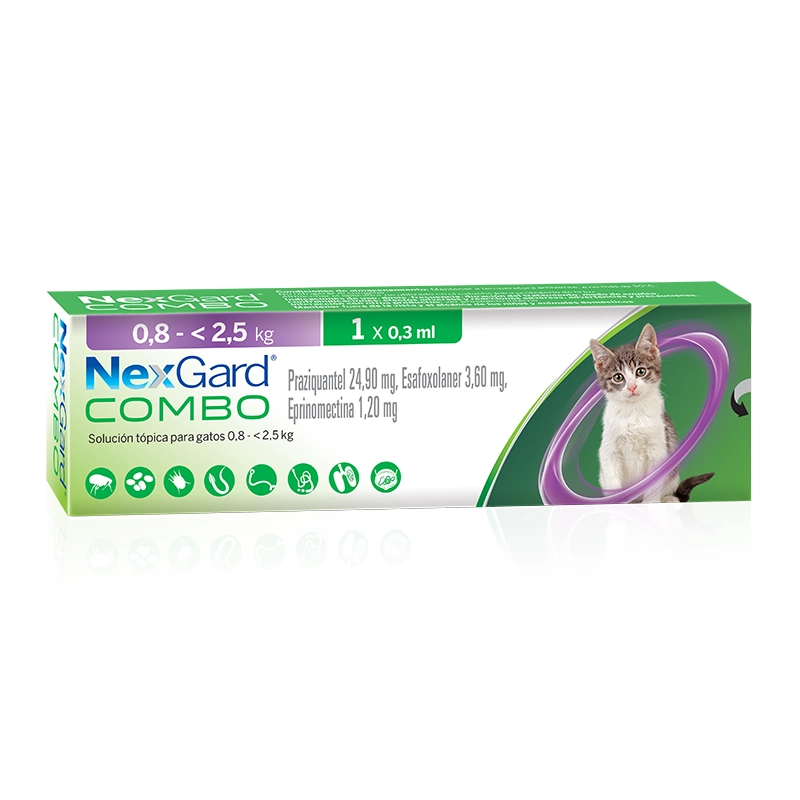 NEXGARD COMBO 0.8 a 2.5 kg