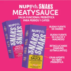 Alternative view of NUP!PETS PREBIOTICO CARNE 250gr