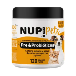 NUP!PETS PRE-PROBIOTICO CARNE PG 120gr