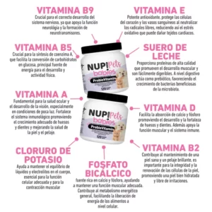 Alternative view of NUP!PETS PROBIO-VITAMINAS BABIES 120grs