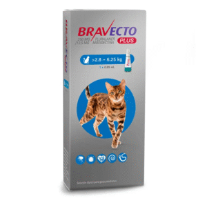 BRAVECTO PLUS GATO 2.8 A 6.25 KG