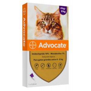 ADVOCATE GATO 0.8 ML 4-8 KG