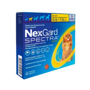 NEXGARD SPECTRA 3.6-7.5KG x 3 COMPR