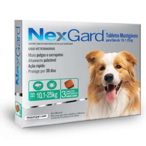 NEXGARD 10-25KG X 3 COMPR.