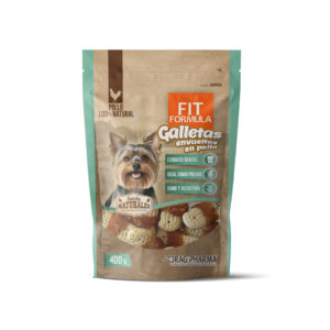 SNACK FIT GALLETAS ENVUELTA EN POLLO 400GR