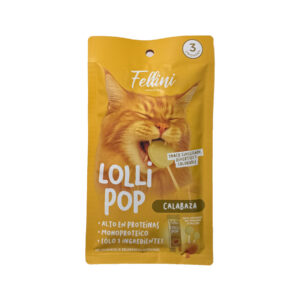 SNACK FELLINI LOLLIPOP CALABAZA x3unid