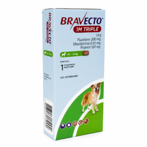 BRAVECTO  1 MES TRIPLE 10 - 20KG