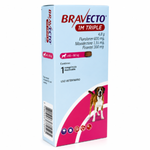 BRAVECTO  1 MES TRIPLE 40 - 60KG