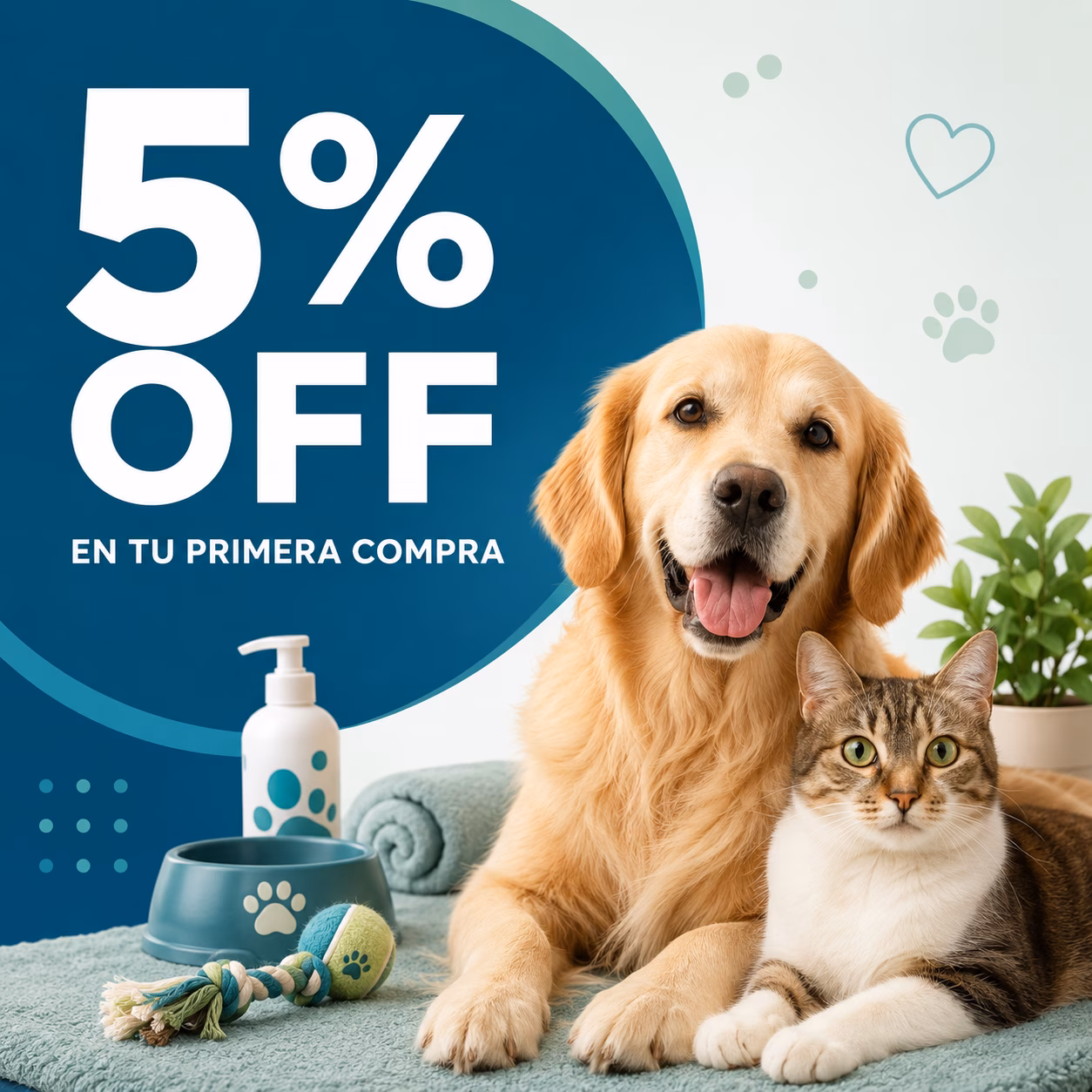 5% de descuento en tu primera compra