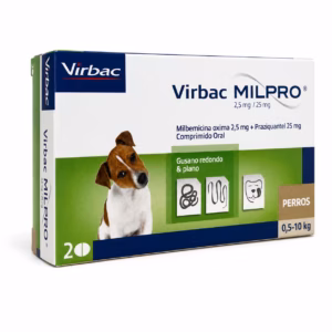 Antiparasitario Milpro Pequeño para Perro 0,5–10 kg