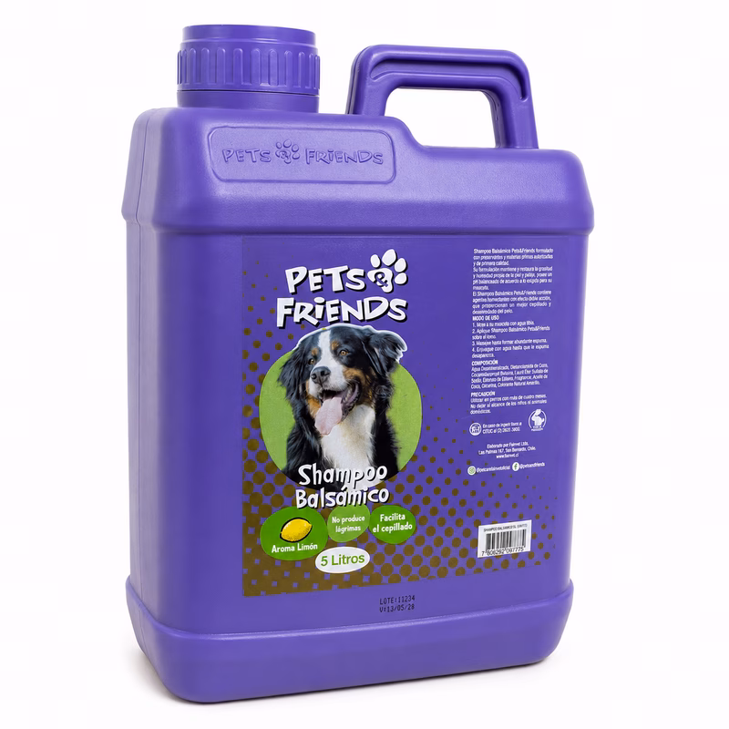 Shampoo Balsamico para Perros Pets & Friends 5lts