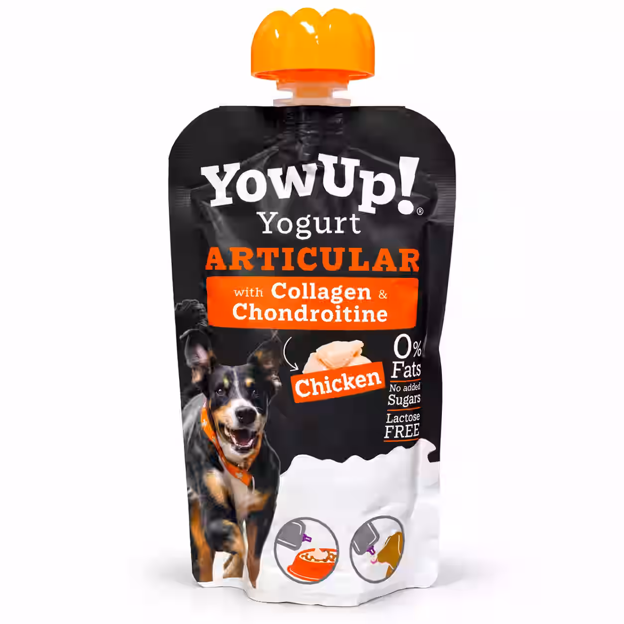 Yogurt para Perros Sabor Pollo con Colageno 115g y Condroitina