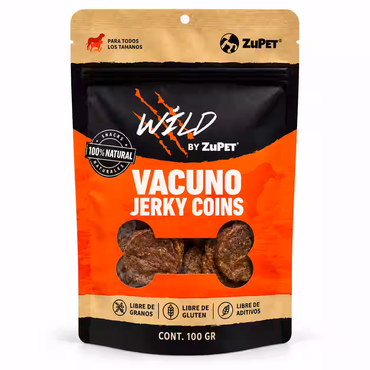 Snack para Perros Vacuno 100 g ZuPET
