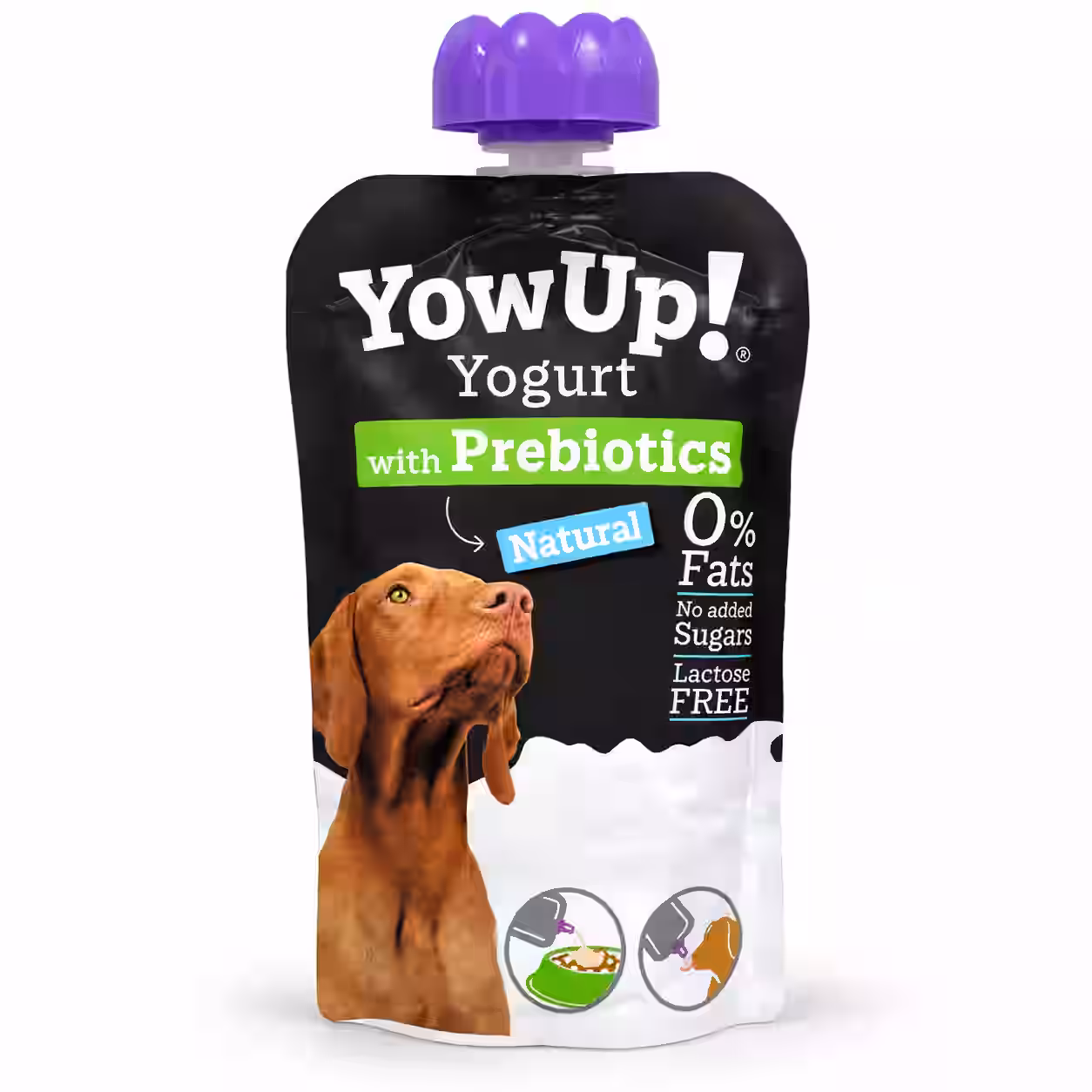 Yogurt Natural para Perros 115g con Prebióticos Sin Lactosa